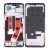 Lcd Frame Middle Chassis For Oppo A57 5g Black By - Maxbhi Com