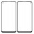 Replacement Front Glass For Oppo F21 Pro 5g Black By - Maxbhi Com