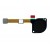 Fingerprint Sensor Flex Cable For Nokia 3 4 White By - Maxbhi Com