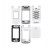 Full Body Housing For Blackberry Pearl Flip 8230 White - Maxbhi Com