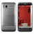 Full Body Housing For Htc Radar Silver - Maxbhi Com