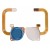 Fingerprint Sensor Flex Cable For Motorola Moto G Play 2021 Blue By - Maxbhi Com