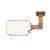 Fingerprint Sensor Flex Cable For Meizu Mx4 Pro White By - Maxbhi Com