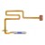 Fingerprint Sensor Flex Cable For Oppo A76 Black By - Maxbhi Com