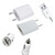 3 in 1 Charging Kit for ASUS MeMO Pad FHD 10 ME302KL with LTE with USB Wall Charger, Car Charger & USB Data Cable