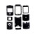 Full Body Housing For Motorola Razr V3c White - Maxbhi Com
