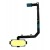 Fingerprint Sensor Flex Cable For Samsung Galaxy A9 Pro 2016 Gold By - Maxbhi Com