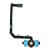 Fingerprint Sensor Flex Cable For Samsung Galaxy A9 Pro 2016 Gold By - Maxbhi Com