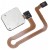 Fingerprint Sensor Flex Cable For Vivo Y19 White By - Maxbhi Com