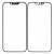 Replacement Front Glass For Apple Iphone 14 Black By - Maxbhi Com