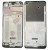 Lcd Frame Middle Chassis For Tecno Camon 17 Global Cg6 Black By - Maxbhi Com