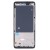 Lcd Frame Middle Chassis For Xiaomi Poco X3 Pro Black By - Maxbhi Com