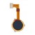 Fingerprint Sensor Flex Cable For Oneplus Nord N100 White By - Maxbhi Com