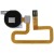 Fingerprint Sensor Flex Cable For Huawei Y7 Prime 2018 Black By - Maxbhi Com