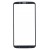 Replacement Front Glass For Motorola Moto Z3 Black By - Maxbhi Com