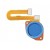 Fingerprint Sensor Flex Cable For Motorola Moto E7 Plus Black By - Maxbhi Com