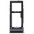Sim Card Holder Tray For Samsung Galaxy A72 Black - Maxbhi Com