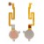 Fingerprint Sensor Flex Cable For Htc Desire 20 Plus Orange By - Maxbhi Com