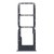 Sim Card Holder Tray For Vivo Y16 Black - Maxbhi Com