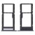 Sim Card Holder Tray For Tcl 205 Black - Maxbhi Com