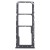 Sim Card Holder Tray For Tcl 305 Black - Maxbhi Com