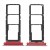 Sim Card Holder Tray For Doogee S98 Red - Maxbhi Com