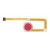 Fingerprint Sensor Flex Cable For Lg K51s Red By - Maxbhi Com