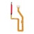 Fingerprint Sensor Flex Cable For Lg K62 Black By - Maxbhi Com