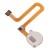 Fingerprint Sensor Flex Cable For Xiaomi Poco C40 White By - Maxbhi Com