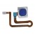 Fingerprint Sensor Flex Cable For Vivo Y17 2019 Blue By - Maxbhi Com
