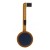 Fingerprint Sensor Flex Cable For Doogee N20 Pro Black By - Maxbhi Com
