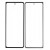 Replacement Front Glass For Samsung Galaxy Z Fold4 Black By - Maxbhi Com