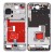 Lcd Frame Middle Chassis For Huawei P40 4g Silver By - Maxbhi Com