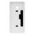 Back Panel Cover For Microsoft Lumia 550 White - Maxbhi Com