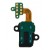 Handsfree Audio Jack Flex Cable For Samsung Galaxy Note 4 Duos By - Maxbhi Com