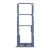 Sim Card Holder Tray For Samsung Galaxy M33 5g Blue - Maxbhi Com