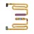 Fingerprint Sensor Flex Cable For Samsung Galaxy A14 5g Red By - Maxbhi Com