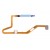 Fingerprint Sensor Flex Cable For Xiaomi Redmi Note 12 Pro Blue By - Maxbhi Com
