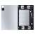 Back Panel Cover For Xiaomi Redmi Pad Silver - Maxbhi Com