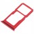 Sim Card Holder Tray For Vivo X21i Red - Maxbhi Com