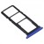 Sim Card Holder Tray For Honor Play 3 Blue - Maxbhi Com