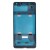 Lcd Frame Middle Chassis For Huawei Enjoy 7 Plus Silver By - Maxbhi Com