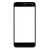 Replacement Front Glass For Lava Z70 Black By - Maxbhi Com