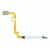 Fingerprint Sensor Flex Cable For Xiaomi Poco M5s White By - Maxbhi Com