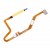 Fingerprint Sensor Flex Cable For Xiaomi Poco X5 Pro 5g Yellow By - Maxbhi Com