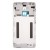 Back Panel Cover For Xiaomi Redmi 4 Pro Silver - Maxbhi Com