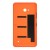 Back Panel Cover For Microsoft Lumia 640 Lte Dual Sim Orange - Maxbhi Com