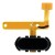 Fingerprint Sensor Flex Cable For Samsung Galaxy Tab S3 White By - Maxbhi Com