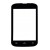 Replacement Front Glass For Micromax X853 Black By - Maxbhi Com