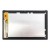 Lcd With Touch Screen For Asus Zenpad 10 Z300m White By - Maxbhi Com